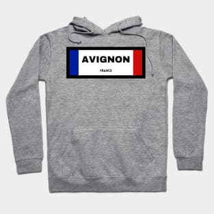 Avignon City in French Flag Hoodie